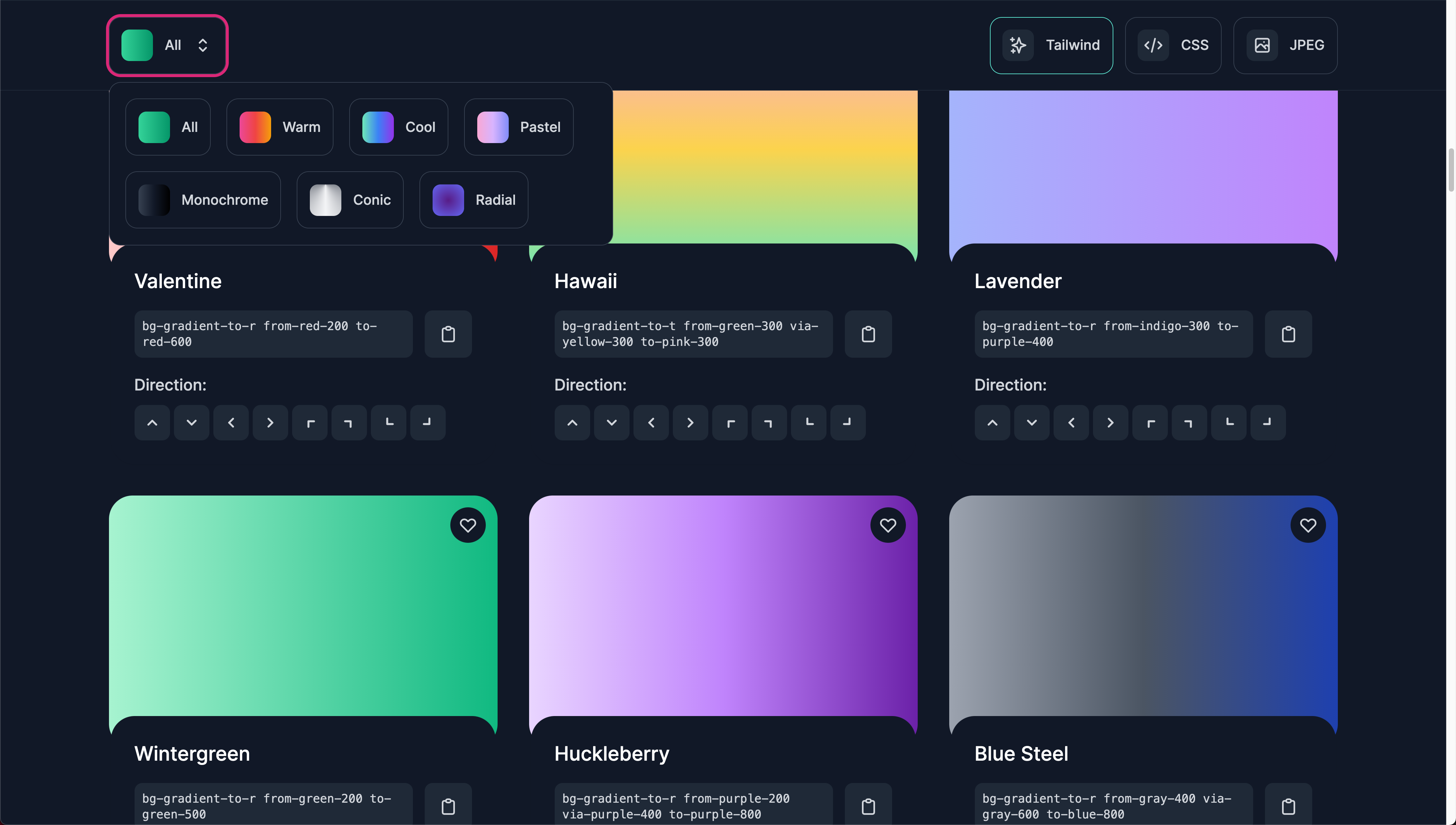 Hypercolor - Tailwind/CSS Color Gradients image