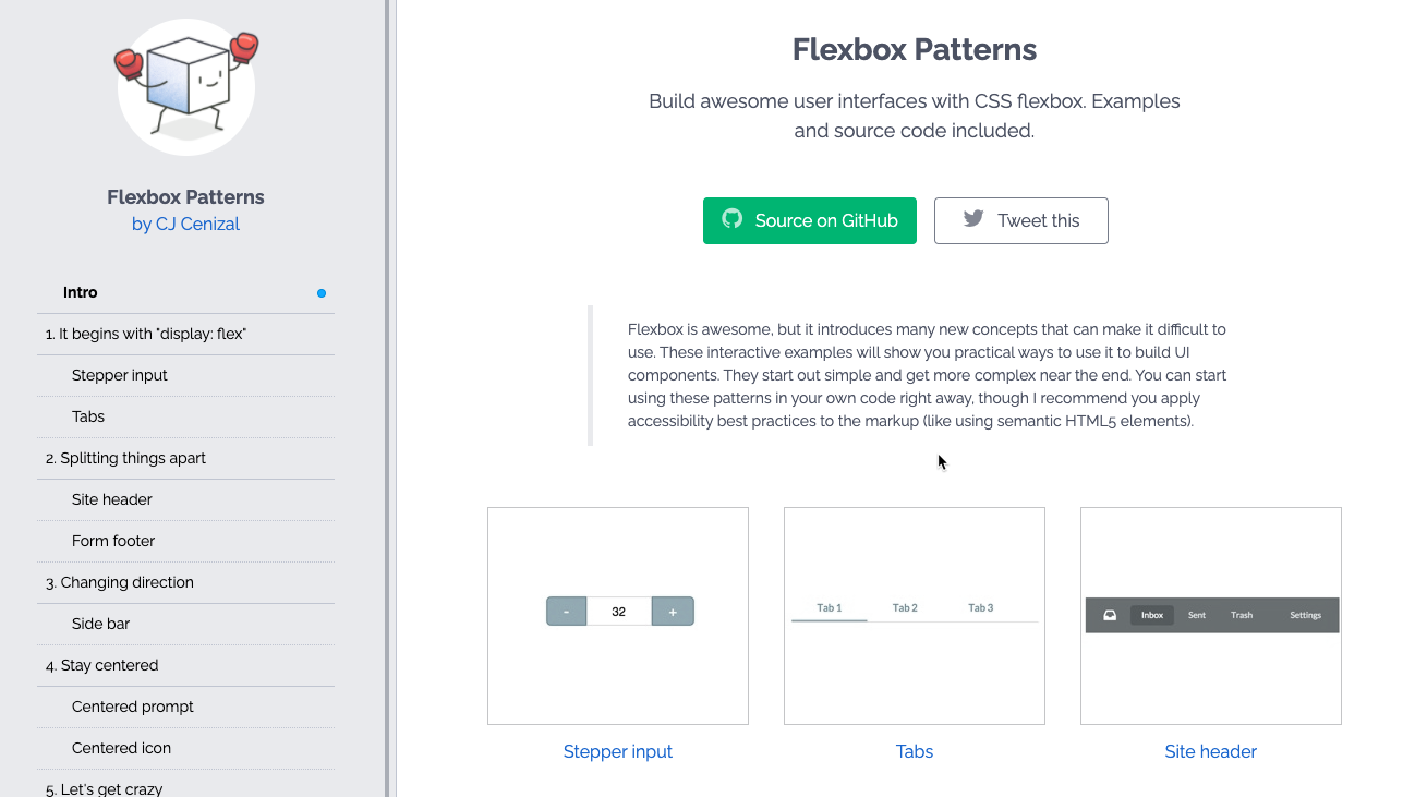 Flexbox Patterns