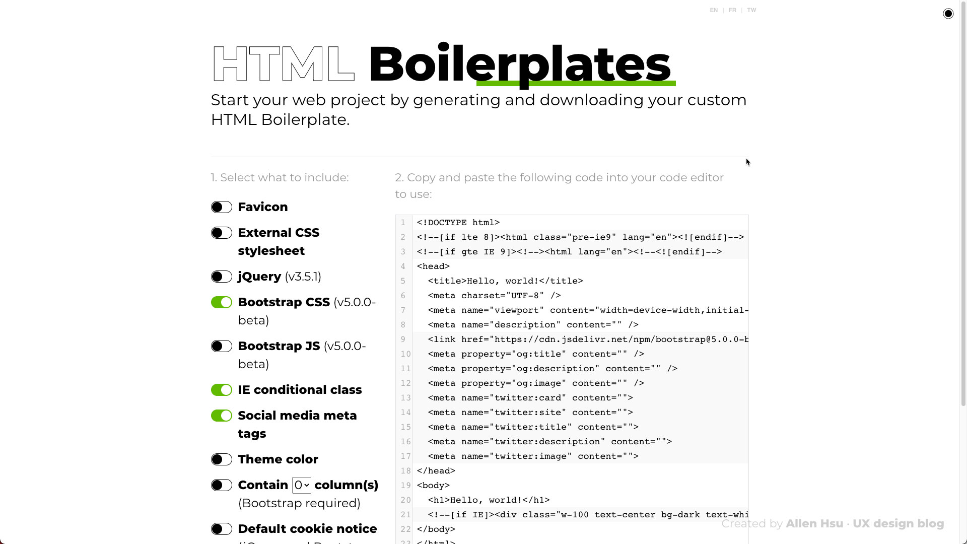 HTML Boilerplate